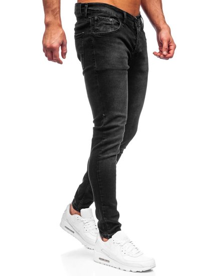 Crne muške traper hlače skinny fit Bolf R923