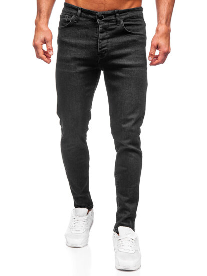 Crne slim fit muške traperice Bolf 6131