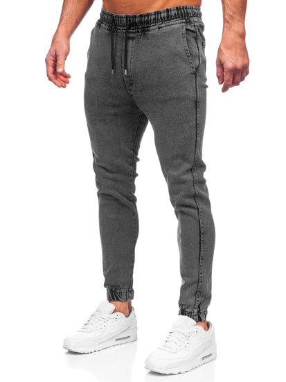 Crne traperice jogger muške Bolf 0026