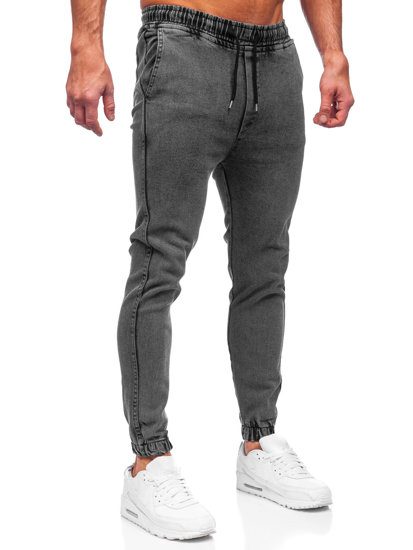 Crne traperice jogger muške Bolf 0026