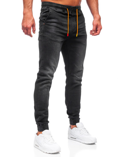 Crne traperice jogger muške Bolf R31123W1