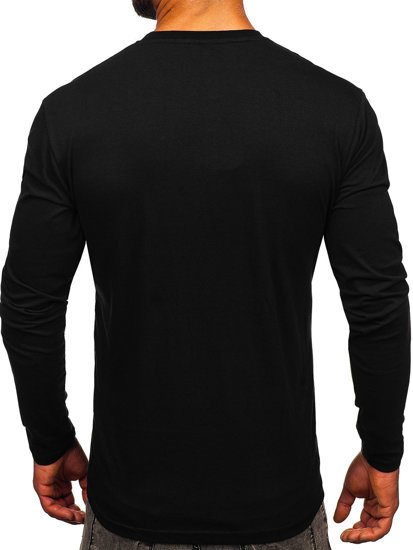 Crni muški longsleeve s printom Bolf 146742