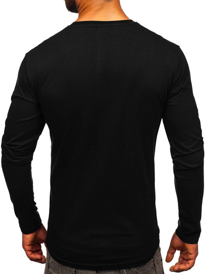 Crni muški longsleeve s printom Bolf 146744