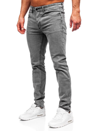 Grafitne Muške slim fit traper traperice Bolf MP0192GC