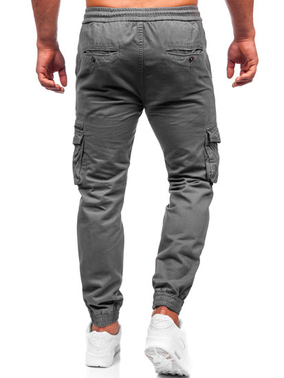 Grafitne jogger hlače cargo muške Bolf MP0181G