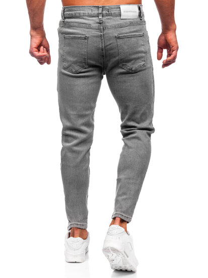 Grafitne skinny fit muške traperice Bolf 5909