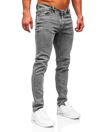 Grafitne traperice muške slim fit Bolf 6187