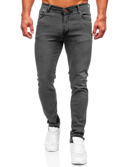 Grafitne traperice muške slim fit Bolf 6220