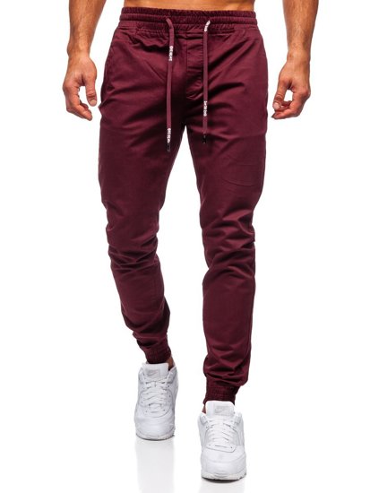 Hlače jogger muške bordo Bolf KA951