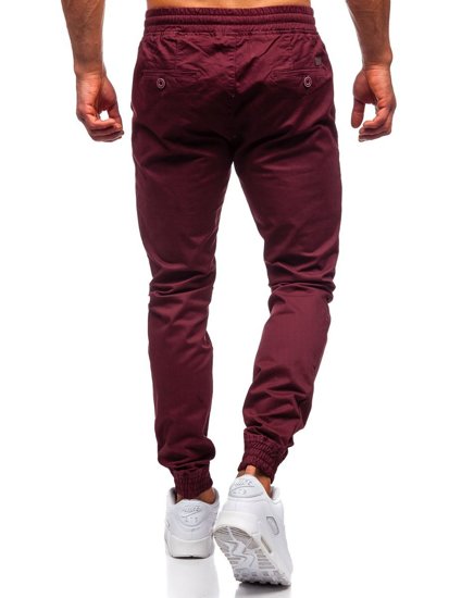 Hlače jogger muške bordo Bolf KA951