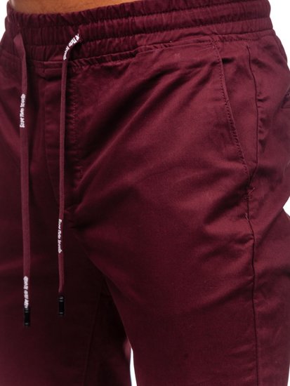 Hlače jogger muške bordo Bolf KA951