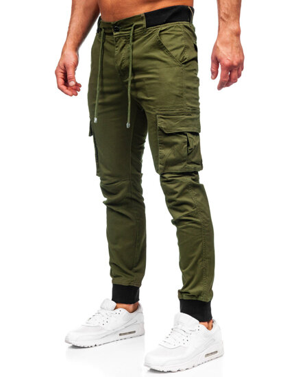 Kaki muške jogger cargo hlače Bolf MP0208MV