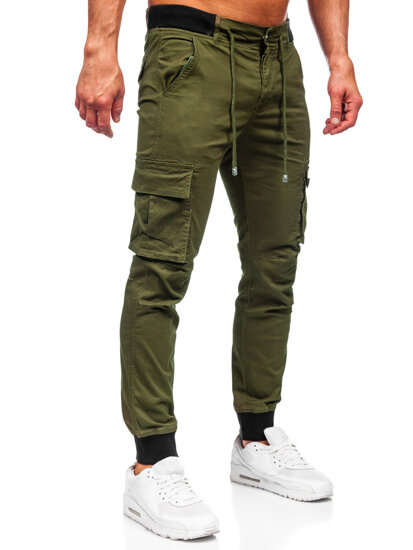 Kaki muške jogger cargo hlače Bolf MP0208MV