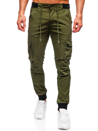 Kaki muške jogger cargo hlače Bolf MP0208MV