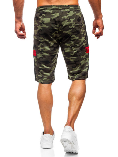 Kaki sportske kratke hlače camo muške Bolf HW2636