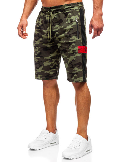 Kaki sportske kratke hlače camo muške Bolf HW2636