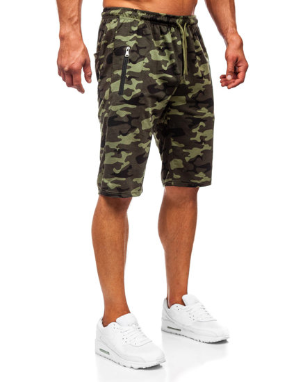 Kaki sportske kratke hlače camo muške Bolf HW2638