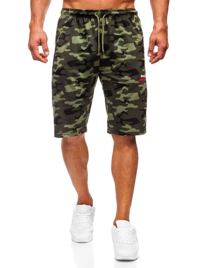 Kaki sportske kratke hlače camo muške Bolf HW2638