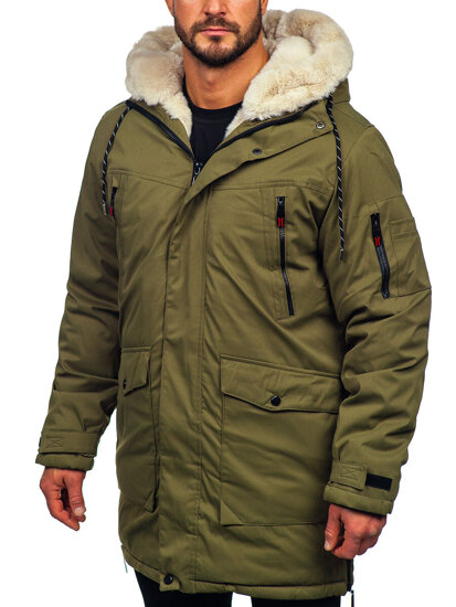 Khaki muška zimska jakna parka Bolf 5M3123