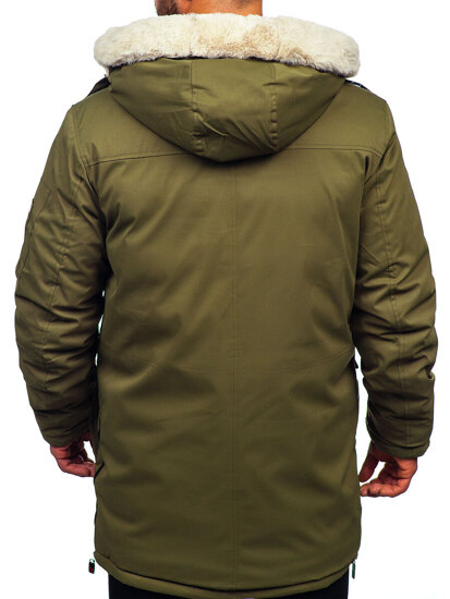 Khaki muška zimska jakna parka Bolf 5M3123