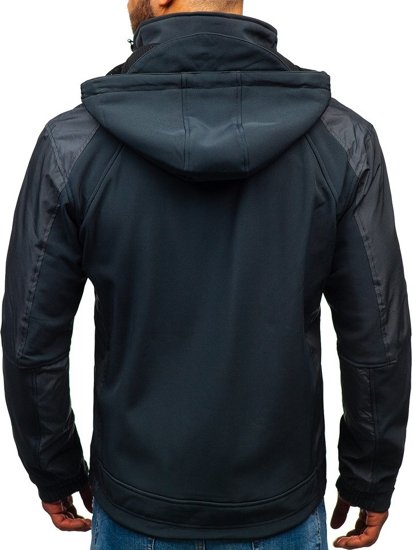 Kurtka męska softshell grafitowa Denley P06