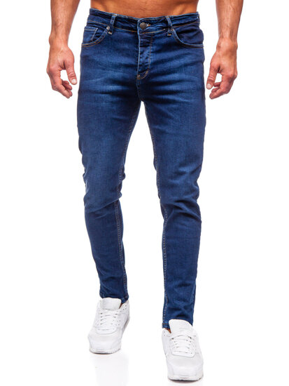 Mornarsko plave muške slim fit jeans hlače Bolf 6290