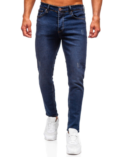 Mornarsko plave muške slim fit jeans hlače Bolf 6479