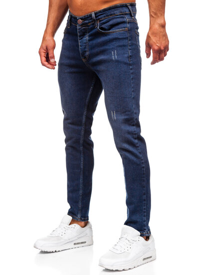 Mornarsko plave muške slim fit jeans hlače Bolf 6479