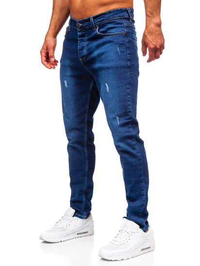 Mornarsko plave muške slim fit jeans hlače Bolf 6516