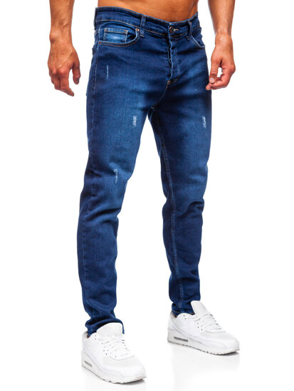 Mornarsko plave muške slim fit jeans hlače Bolf 6516