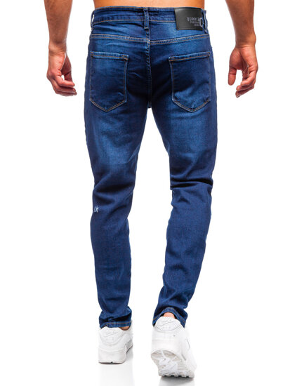 Mornarsko plave muške slim fit jeans hlače Bolf 6516