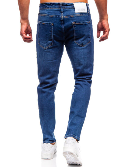 Mornarsko plave muške slim fit jeans hlače Bolf 6536