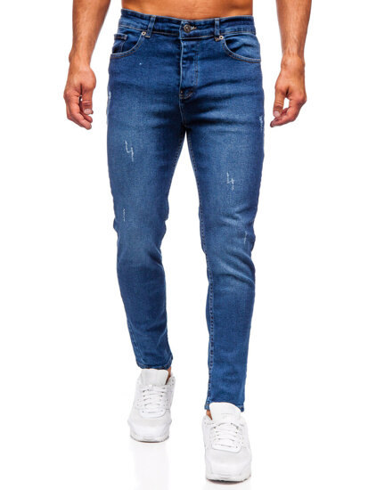 Mornarsko plave muške slim fit jeans hlače Bolf 6564-1