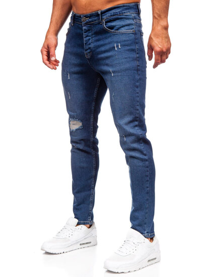 Mornarsko plave muške slim fit jeans hlače Bolf 6566-1