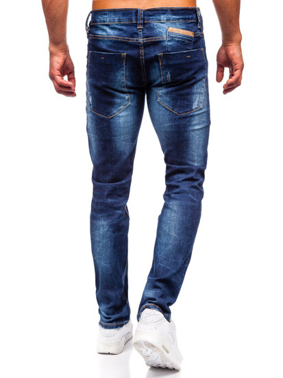 Mornarsko plave muške slim fit jeans hlače Bolf MP0017BS