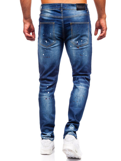 Mornarsko plave muške slim fit jeans hlače Bolf MP0170BS