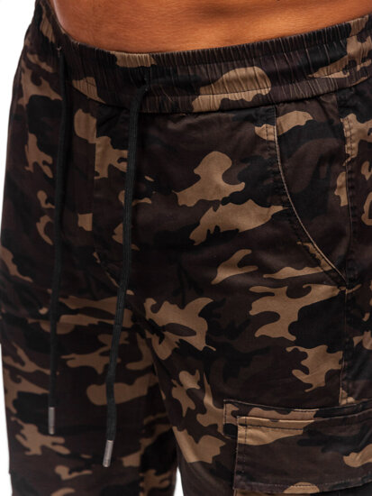 Muške Camo Cargo kratke hlače Khaki Bolf A-297