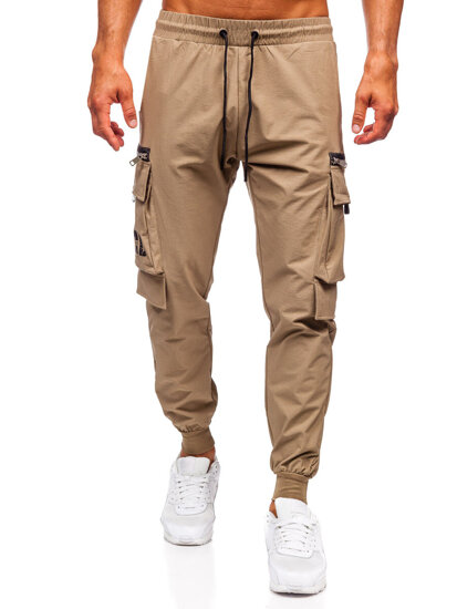 Muške Cargo Joggers Khaki Bolf K12