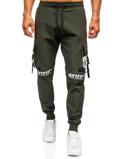 Muške Cargo Joggers Zelena Bolf K11