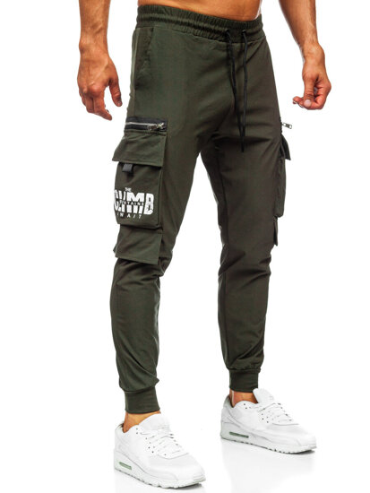 Muške Cargo Joggers Zelena Bolf K12