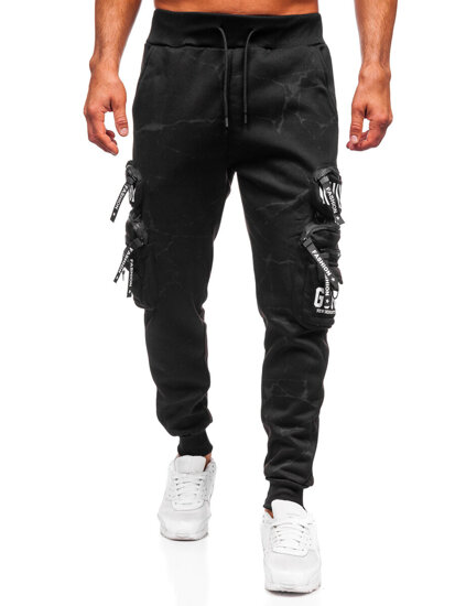 Muške tople Cargo joggers Crna Bolf HSS339