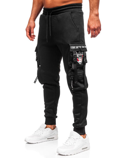 Muške tople Cargo joggers Crna Bolf HSS347