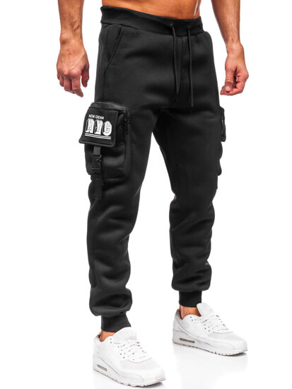 Muške tople Cargo joggers Crna Bolf K23