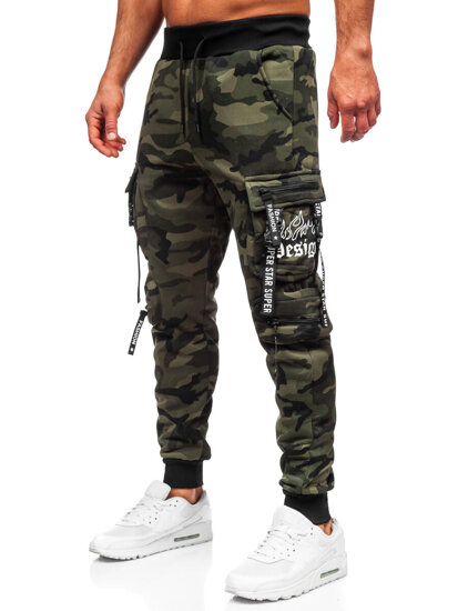 Muške tople Cargo joggers Khaki Bolf HSS453