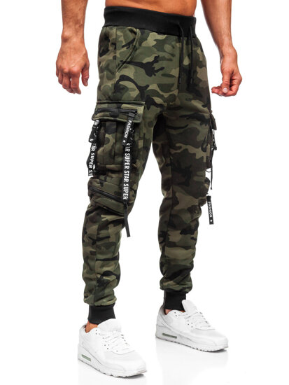 Muške tople Cargo joggers Khaki Bolf HSS453