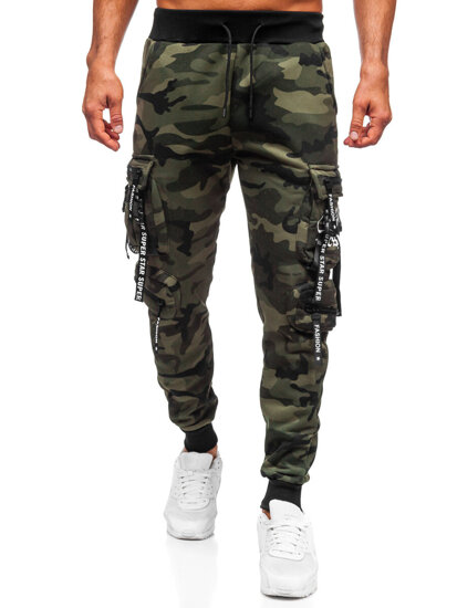 Muške tople Cargo joggers Khaki Bolf HSS453