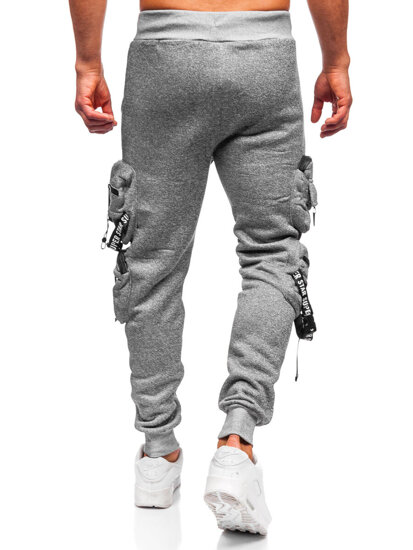 Muške tople Cargo joggers Sivo Bolf HSS350