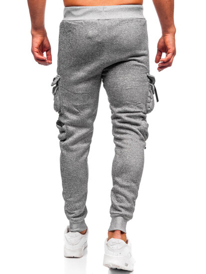 Muške tople Cargo joggers Sivo Bolf HSS361