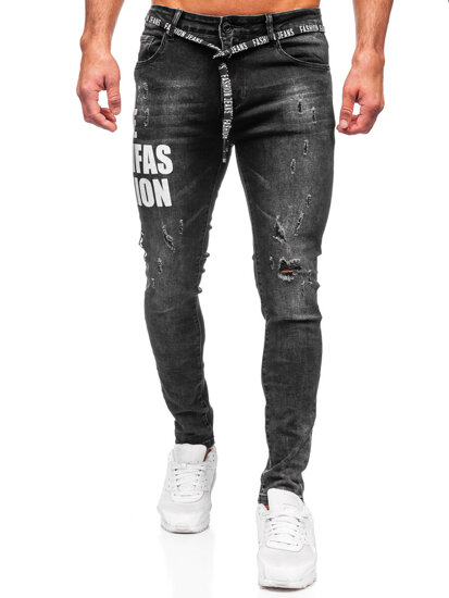 Muške traperice Slim Fit Crna Bolf TF277