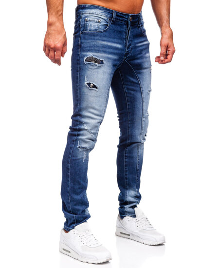 Muške traperice Slim Fit Mornarsko plava Bolf MP0159BS